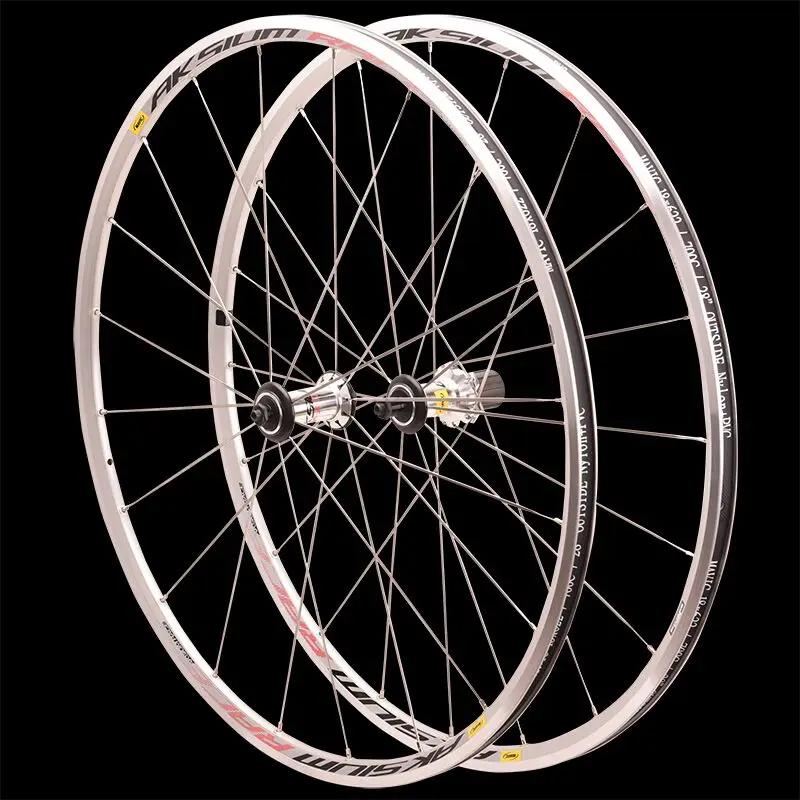 700C Argento Aksium-Ruote Per Bici Da Strada Cerchioni Per Bicicletta Cerchi Per Freni Utilizzare Per Lega Di Alluminio 8/9/10/11S