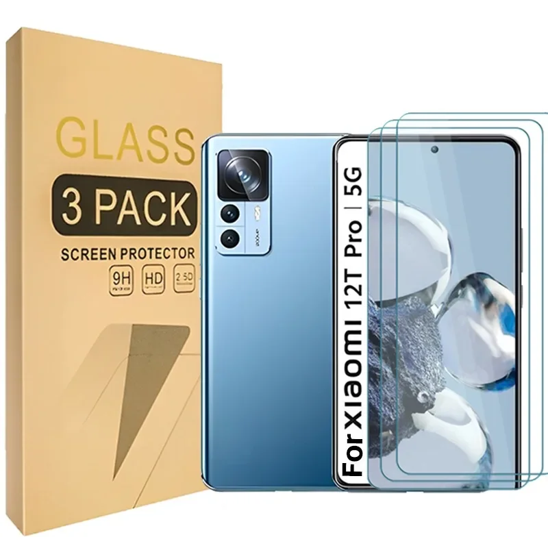 Vetro Temepered Per Xiaomi 12T 12T Pro Hd Pellicole Protettive Antigraffio In Vetro Temperato A Copertura Totale Per Xiaomi Mi 12T 12T Pro