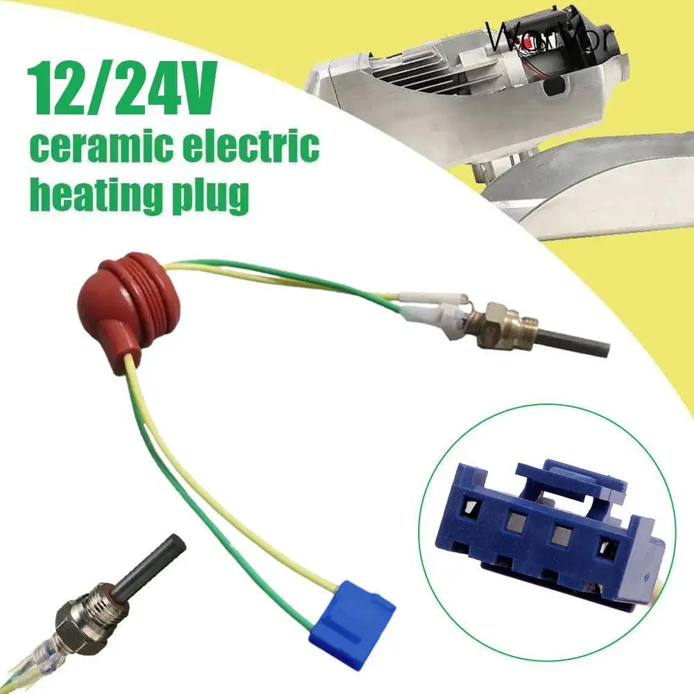 Candeletta A Perno In Ceramica 12V Per Riscaldatore Di Parcheggio Diesel Ad Aria Per Auto Auto Barca Camion Pin Wrench Guarnizione Per Riscaldatore Eb