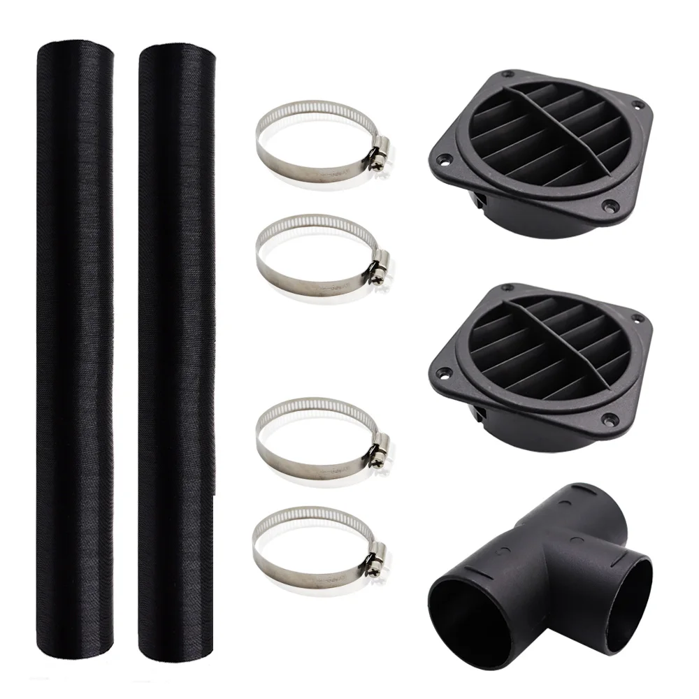 60/75Mm For Webasto Eberspacher Propex Parking Diesel Heater Car Auto Heater T Y Pipe Duct Warm Air Outlet