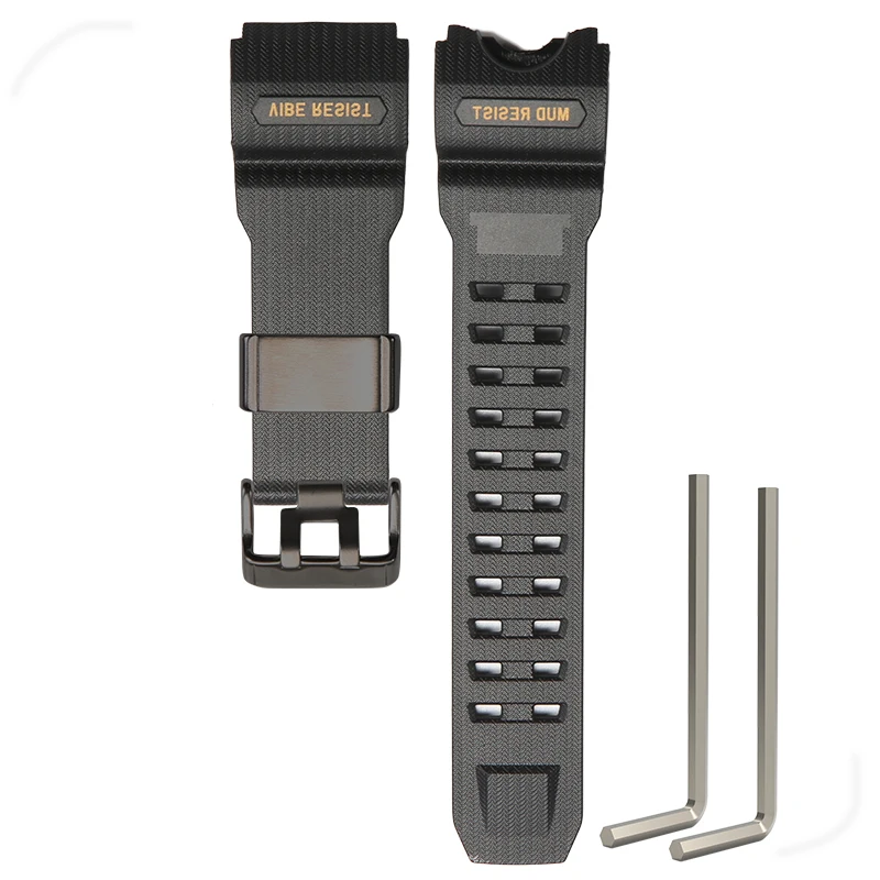 Gwg1000 Accessori Per Orologi Per G-Shock Master Of G Mudmaster Gwg1000 Cinturino Sportivo Impermeabile Cinturino In Acciaio Inossidabile Nero