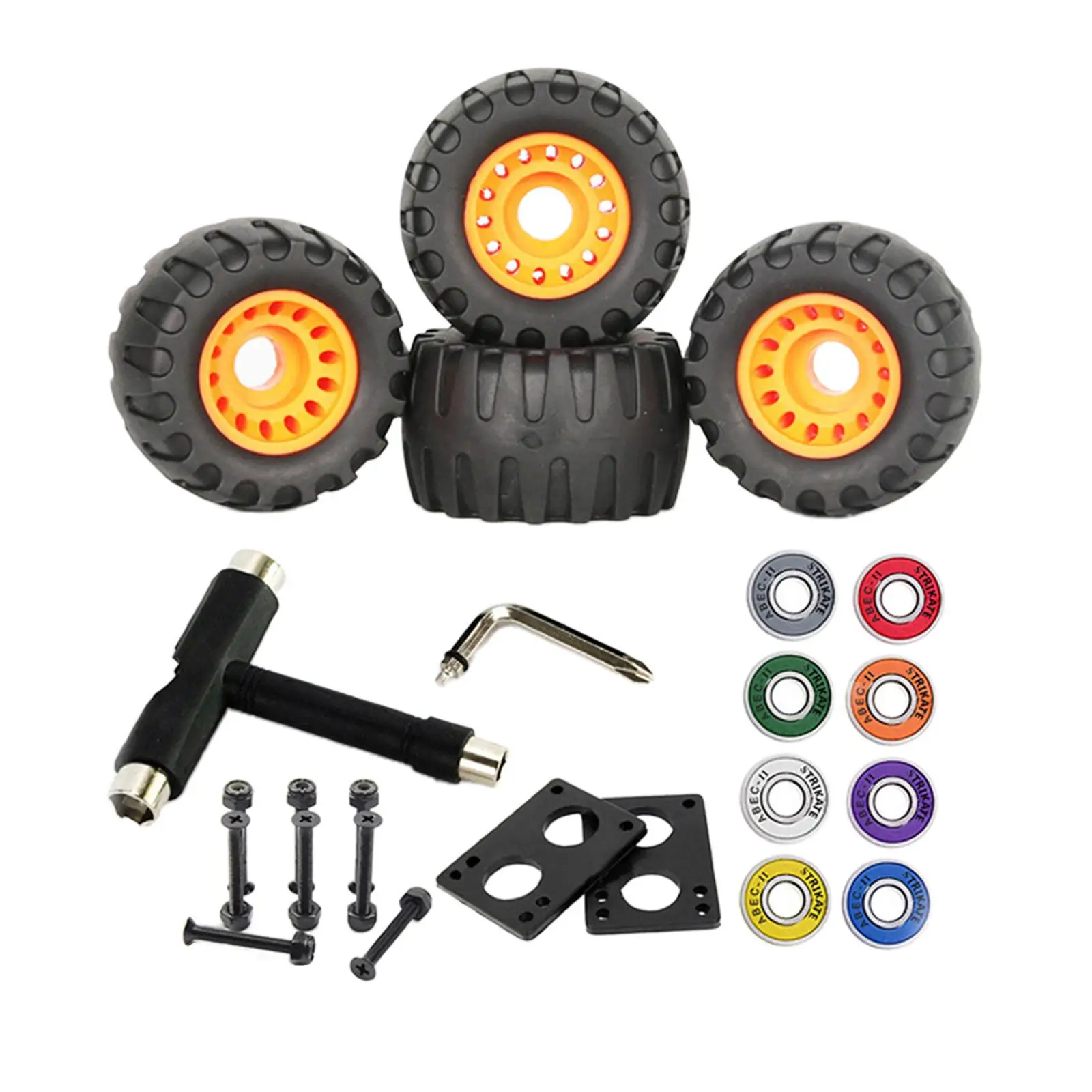 Ruote Da Skateboard Indossabili Da 76Mm Longboard Road Wheel Off-Road Drift Board