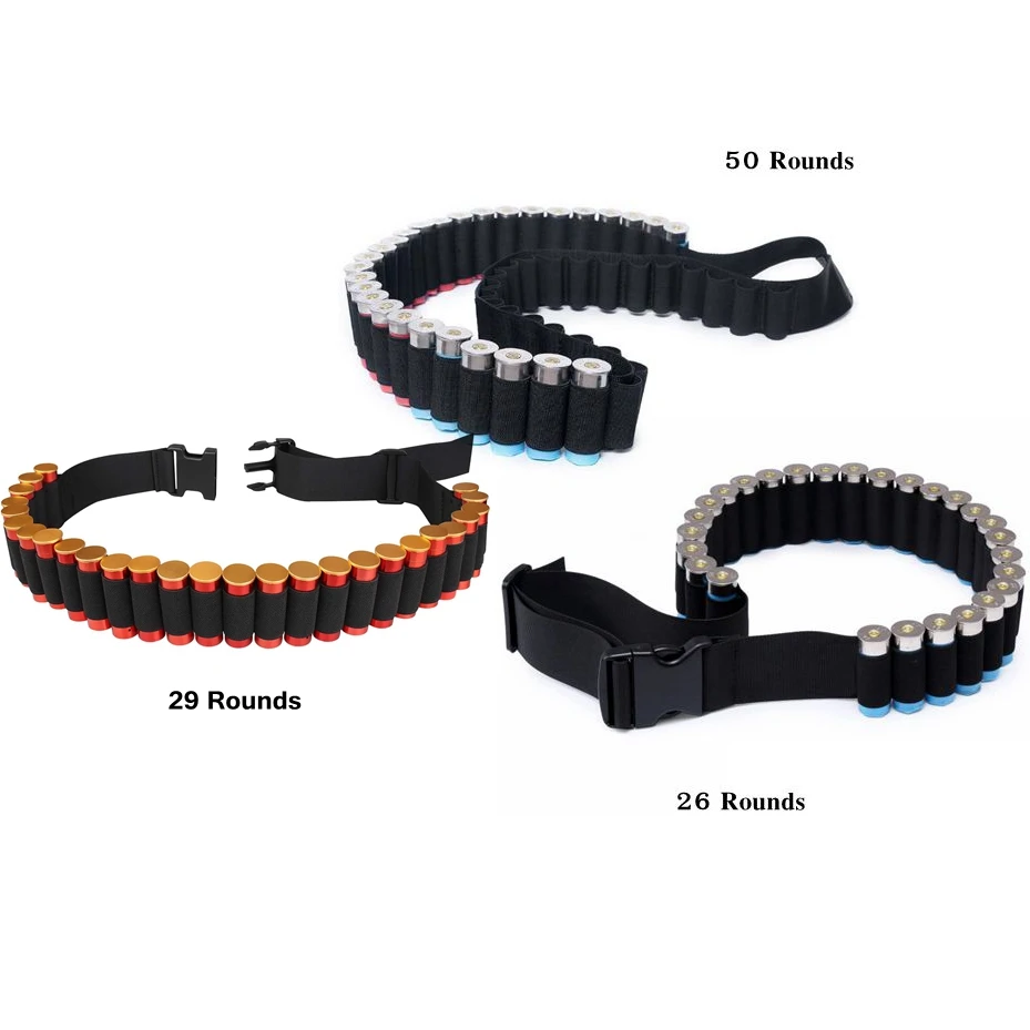 26/29/50 Colpi Fucile Bandoliera Tattico Regolabile Fucile A Conchiglia Marsupio Per 12 20 Calibro Ga 29 Round Holder Per La Caccia
