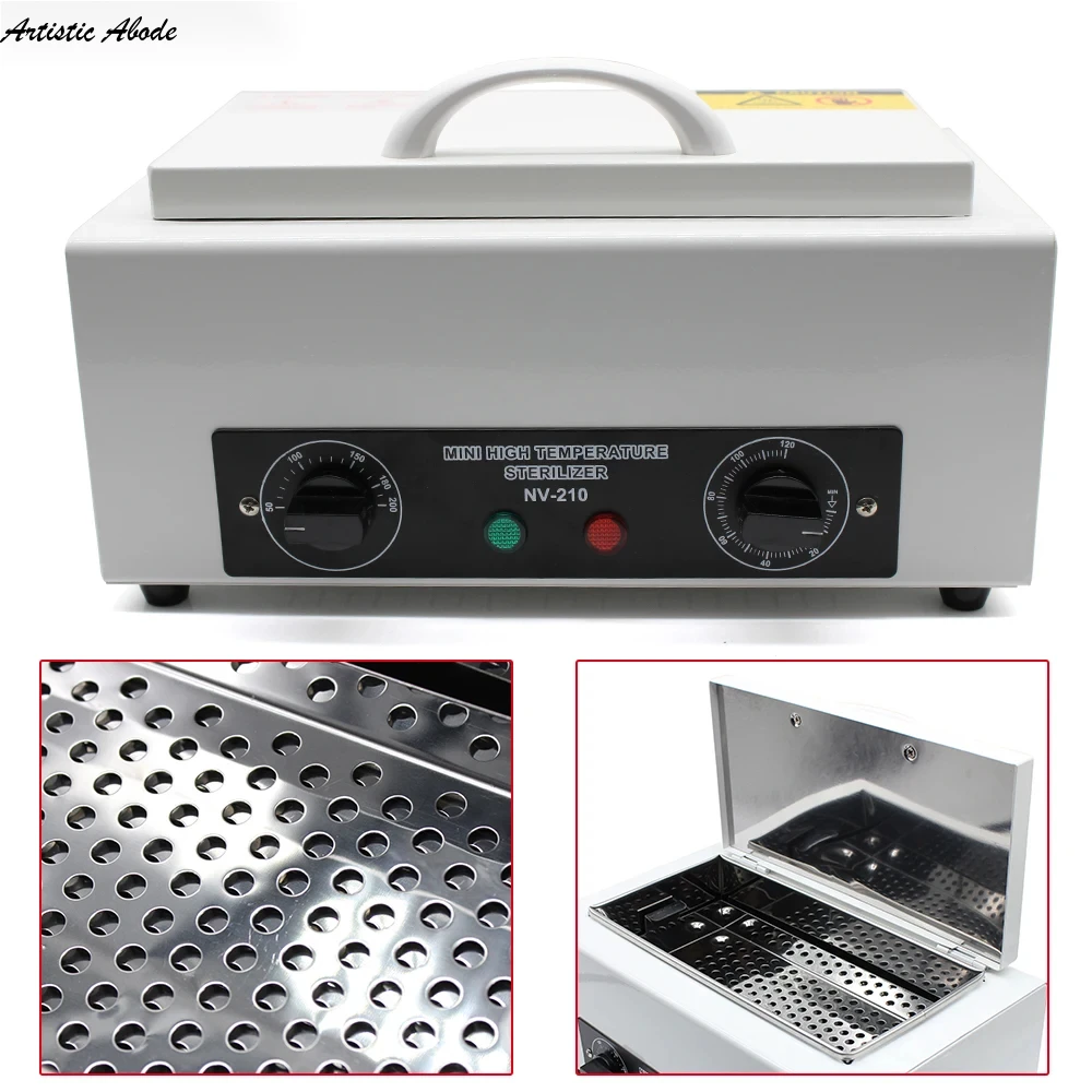 Elektrische Nail Art Ausruruntung Trocken Wtrunme Heisuxluft Sterilizzatore Fur Die Fuxpflege Nagel Desinfektion Mit Timer-Funktion Hohe