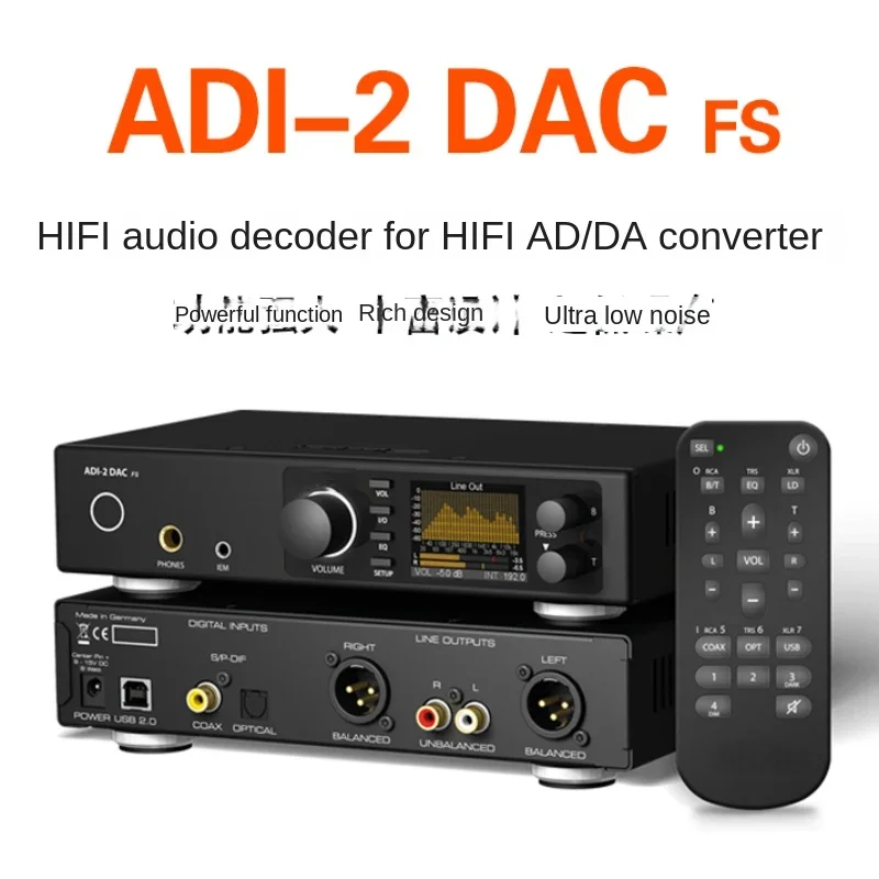Per Rme Adi-2 Dac Fs Pro Fs R Be Femtosecond Clock Ad/Da Conversion Hifi Video Decoder