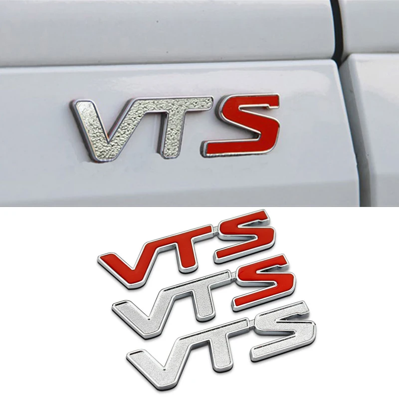 Vts Logo Car Rear Trunk Emblem Sticker Per Citroen C5 Aircross C4 Ds5 C3 C2 C4L Saxo Auto Body Decal Accessori Esterni