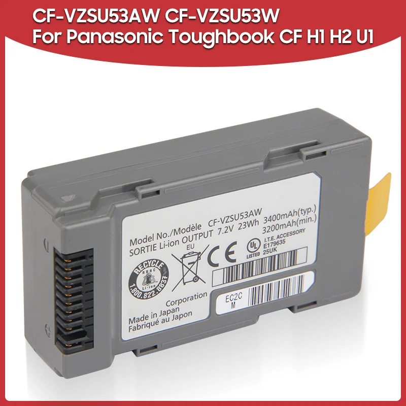 Cf-Vzsu53Aw Originale Della Batteria 3400Mah Della Sostituzione Per Le Batterie Del Computer Portatile Del Cf H1 H2 U1 Di Panasonic Toughbook