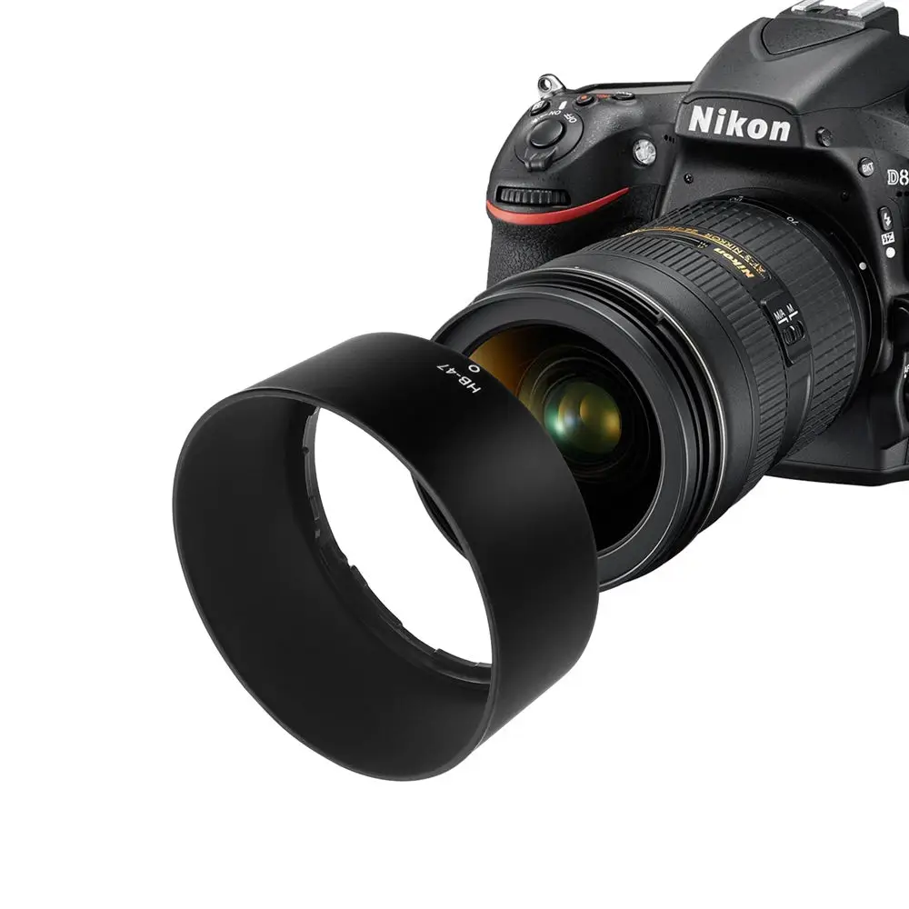 Baionetta Camera Lens Hood Per Nikon Hb-47 50Mm F/1.4G & 50Mm F/1.8G Af-S