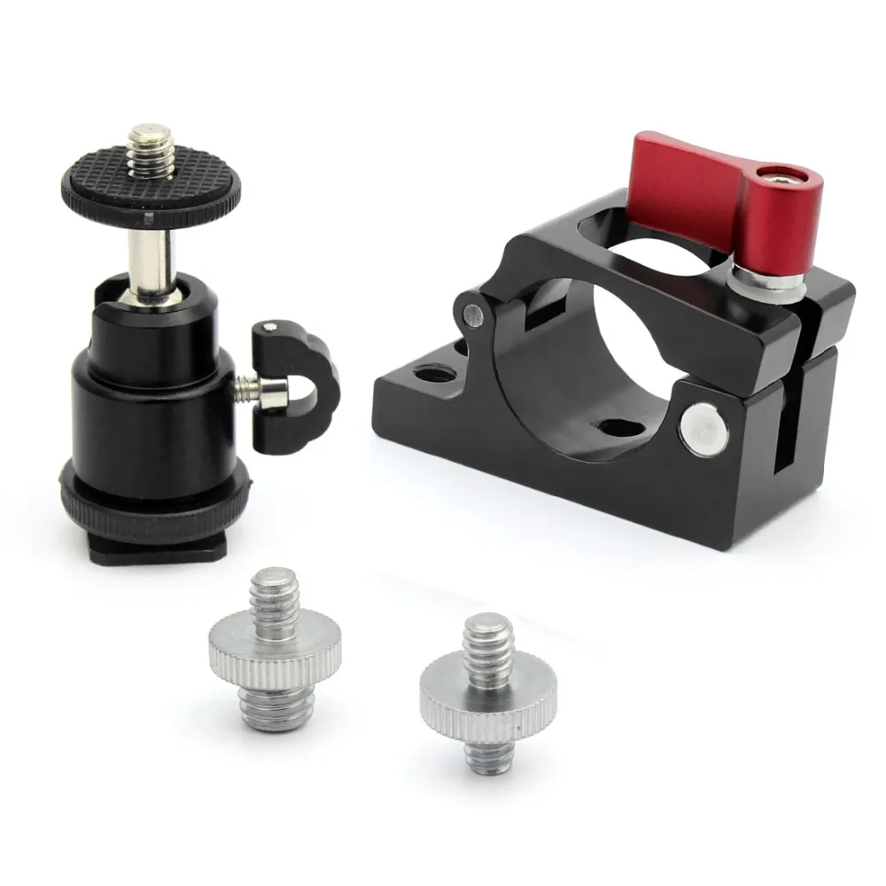Feichao Adattatore Per Supporto Per Asta Con Morsetto Per Asta Da 25Mm Per Staffa Per Monitor Freefly Movi Con 1/4 3/8 Vite Per Dji Ronin M Mx Gimbal