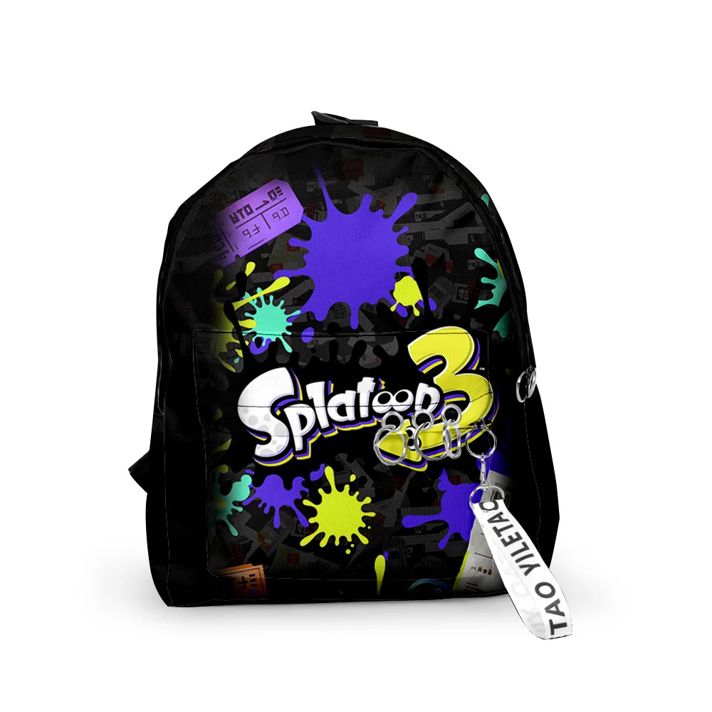 Zaino Splatoon 3 Zaino Unico 2023 Nuovo Gioco Borsa Da Viaggio Harajuku Zaini Tv Show Zaino Borse Con Cerniera