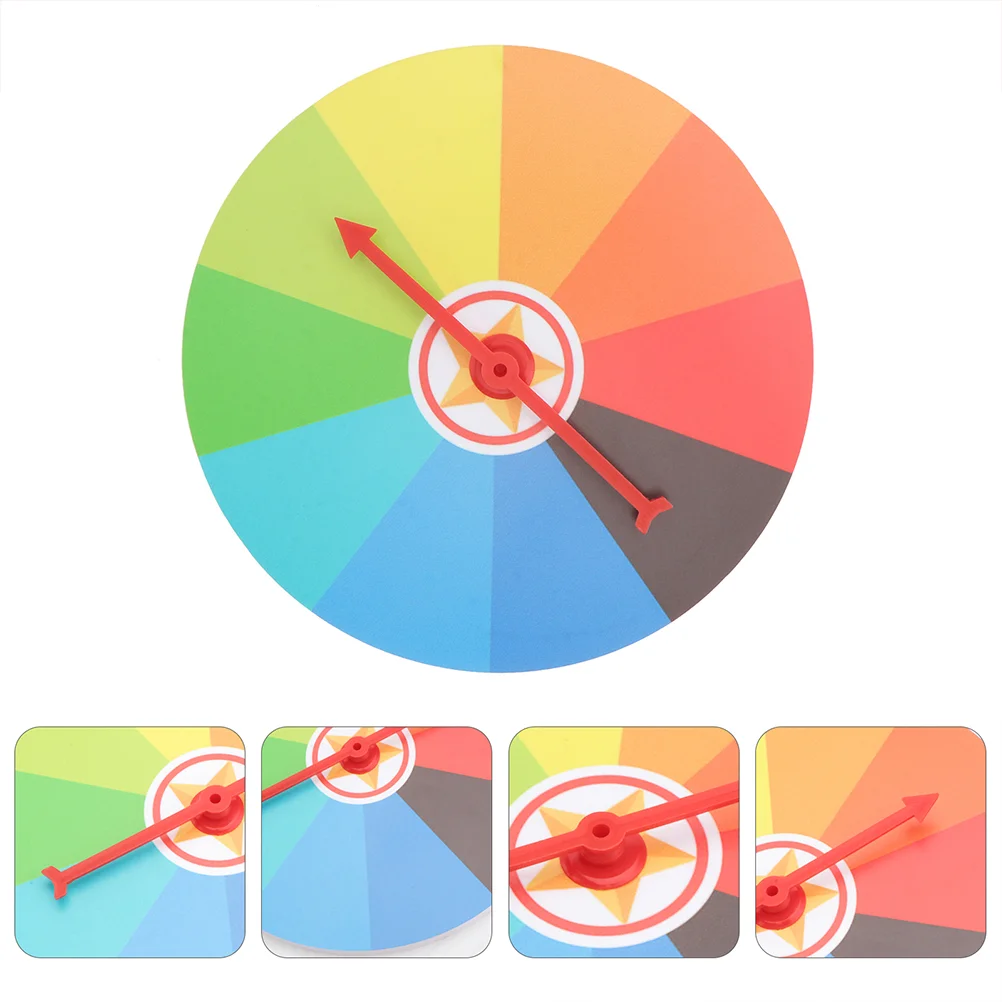 Wheel Prize Game Fortune Toy Table Wall Raffle Party Carnival Color Puntelli Win Roulette Lottery Draw Kids Board Rotary
