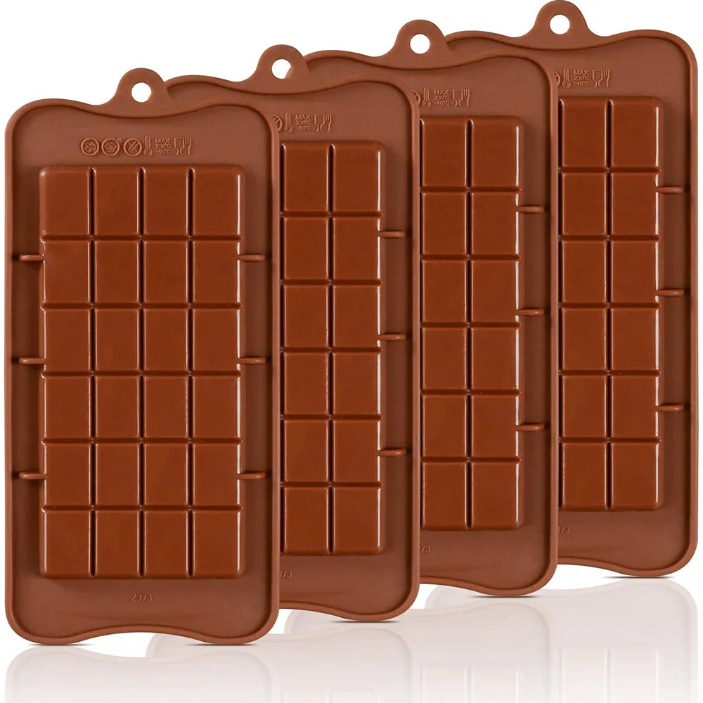 Silikolove Classic Chocolate Mold Silicone Chocolate Bar Stampi Da Forno Forme Riutilizzabili Per Uso Alimentare Chocol Mold Silicon