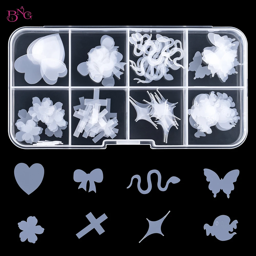 Stampi In Silicone Riutilizzabili Per Manicure Francese Formas Dual Nail Forms Cuscinetti Interni Inserti In Silicone Per Forme Migliori Strumenti Fai