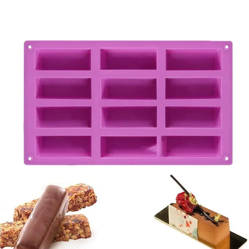 Stampo Per Cioccolato In Silicone Cereales Bar Form Per Pasticceria Forma Cottura Biscotto Al Cioccolato Stampo Creativo Per Il Tempo Libero Accessori