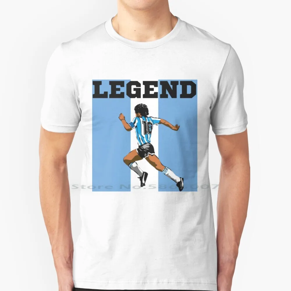Diego Maradona T Shirt 100% Cotone Maradona Legend Diego Maradona Rip Soccer Maradona Maradona Maradona Napoli Diego Maradona
