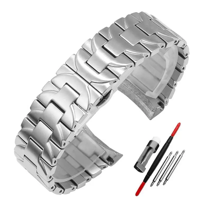 Cinturino Pcavo Per Panerai Luminer Series Pam441 Pam111 Band Men Steel Belt Watch Band Accessori 22Mm 24Mm