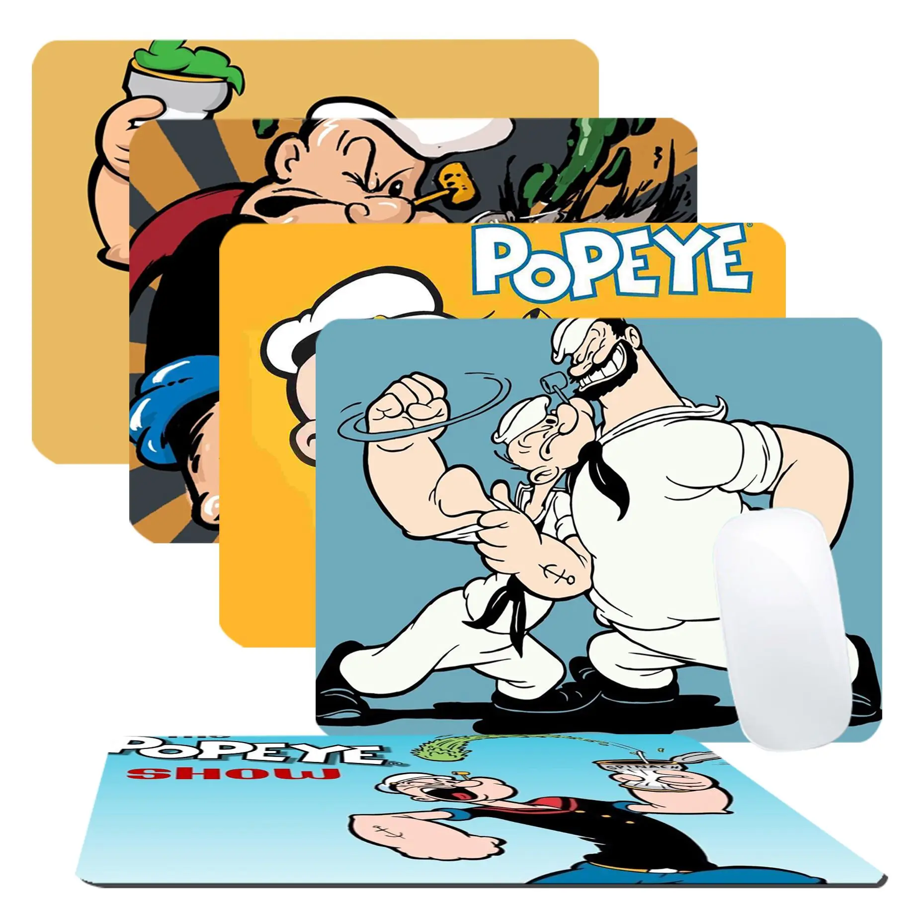 P-Popeye The-Sealers Mousepad Small Cartoon Anime Gaming Mouse Pad Tastiera Mouse Mats Smooth Company For Pc Gamer Mousemat