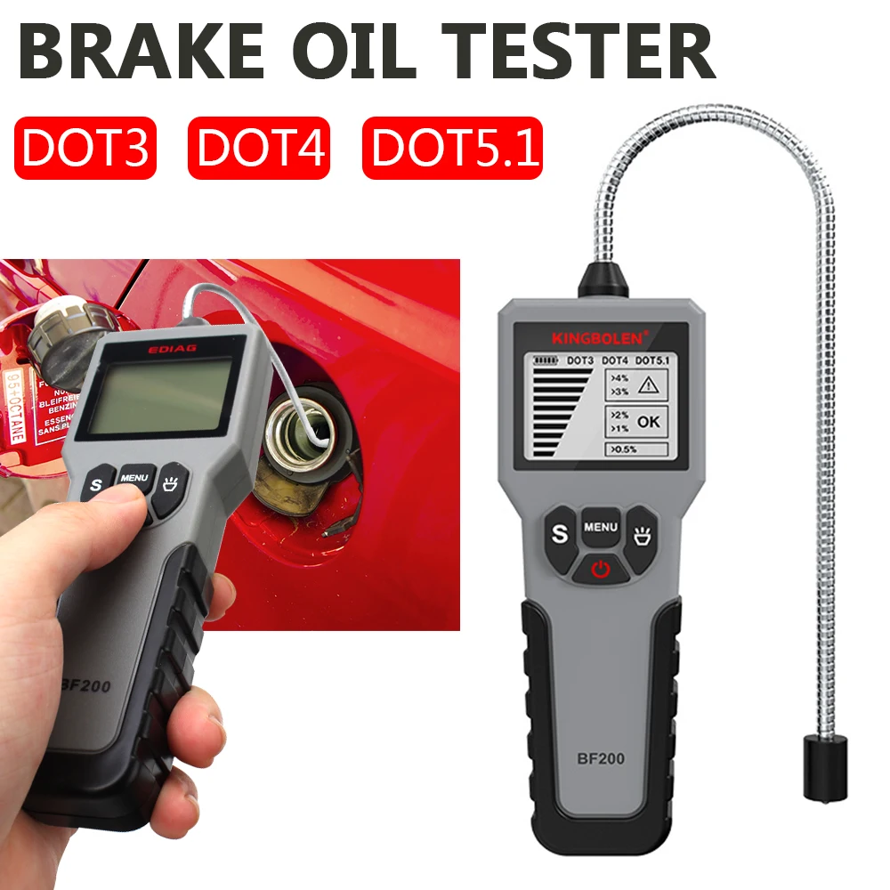 Universal Car Test Brake Oil Fluid Detector Dot3/4/5.1 Tester Pen Diagnostic Tools Digital Monitor Motorcycle Auto Accessories