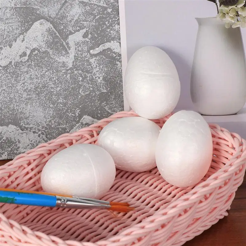 Easter Eggpainting Diy Styro Eggs Craft Crafts Party Kid Favors Forniture Gift Decor Surprise For White Mini