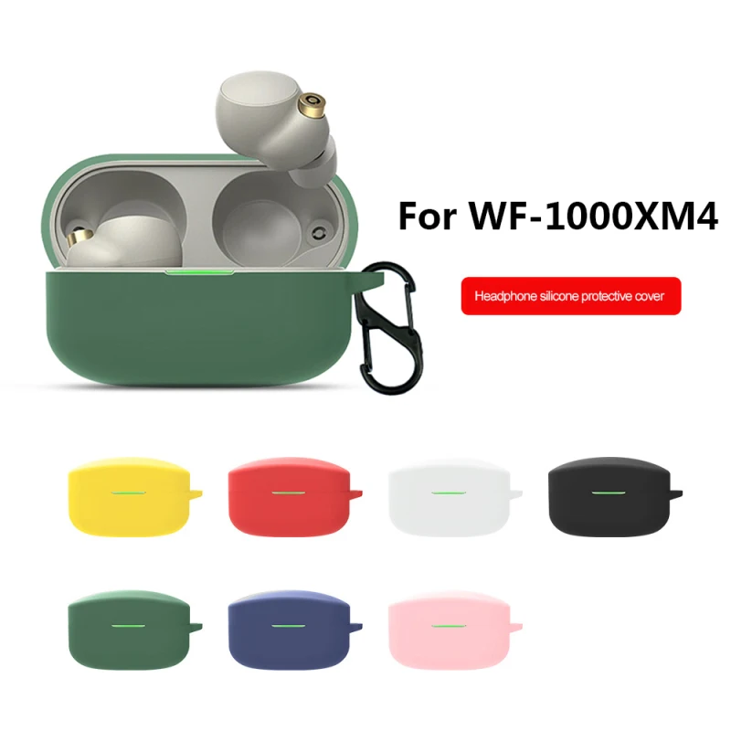 Custodie Morbide In Silicone Per Sony Wf-1000Xm4 Cover Protettiva Per Auricolari Wireless Per Custodia Di Ricarica Per Auricolari Sony Wf-1000Xm4