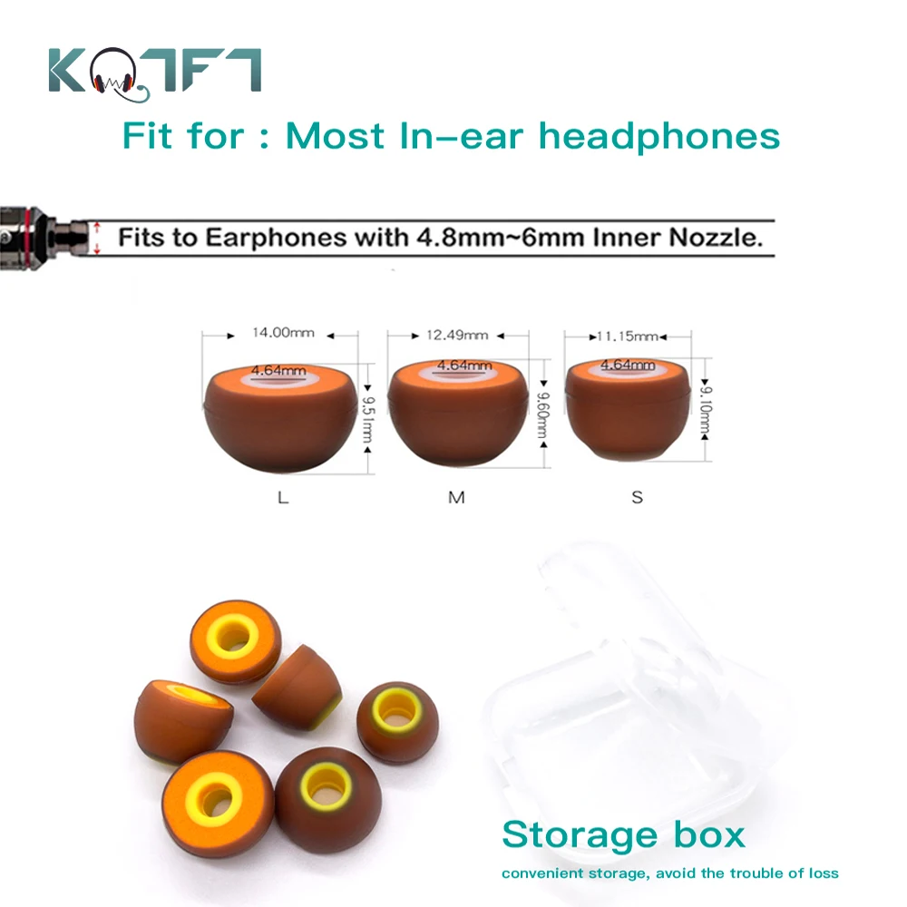 Kqtft Auricolari Auricolari Auricolari In Silicone Di Ricambio Tappi Per Le Orecchie Per Sony Wf-1000Xm4 Sony Ws625 Senheisser Cx300 Ii Schiuma