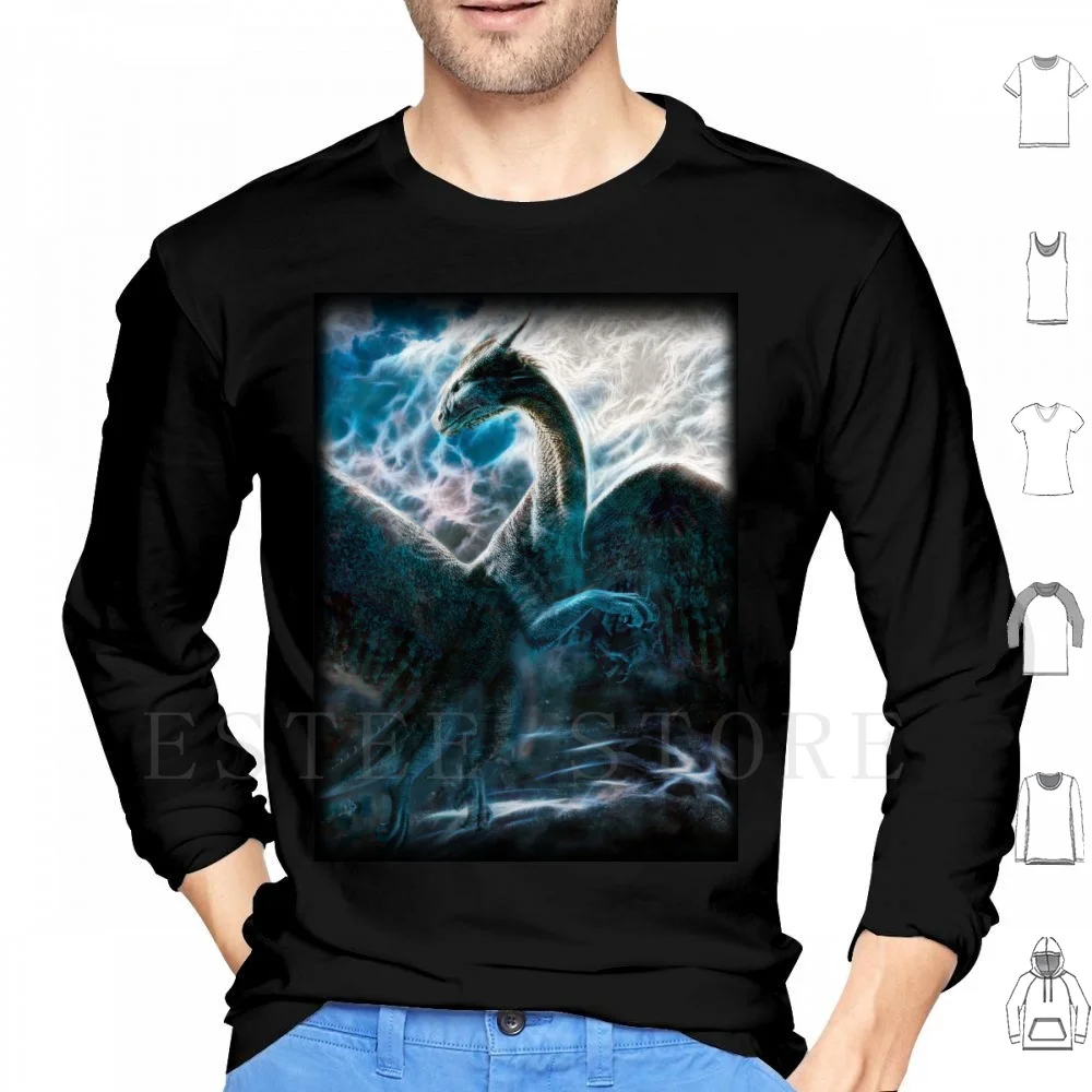 Saphira The Dragon From The Hit Eragon Movie Hoodies Manica Lunga Saphira The Dragon From The Hit 2006 Eragon Movie