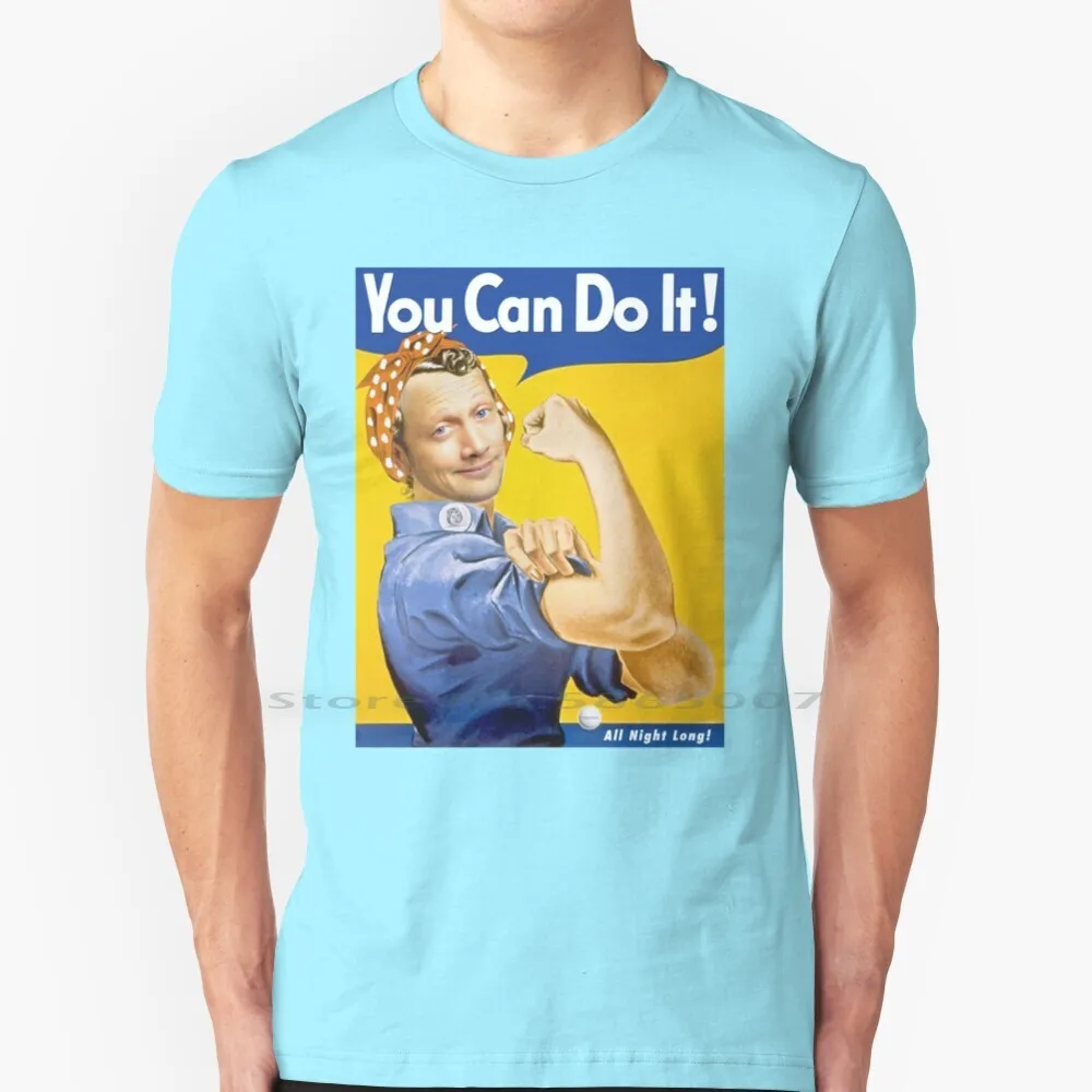 Rob "Puoi Farlo!" # Feminism T Shirt Cotton 6Xl Rob Waterboy Adam Sandler Comedy Femminista Feminism Flexing Rosy The Rivetter