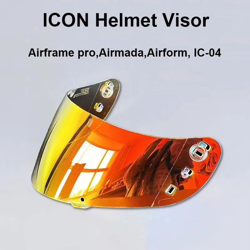 Icon Full Face Helmet Visor Lens Adatto Per Casco Moto Icon Ic-04 Airframe Pro Airmada Airform Casco Moto Accessorice