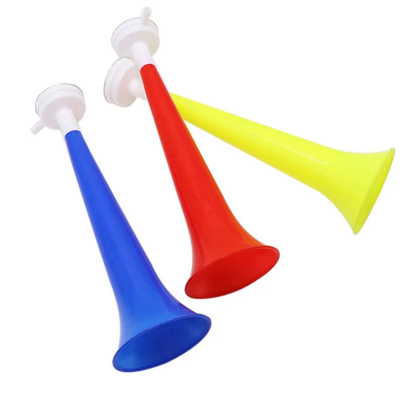 1Pc 8.3Cm Cheer Plastic Horn Football Game Fans Cheerleading Puntelli Vuvuzela Kid Tromba Football Cheer Horns