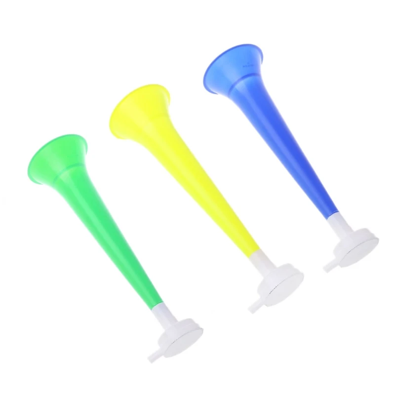 Cheer Plastic Horn Big Horn Football Game Fans Cheerleading Puntelli Vuvuzela Kid Tromba Fans Horn Nuovi Oggetti Di Scena Tifo
