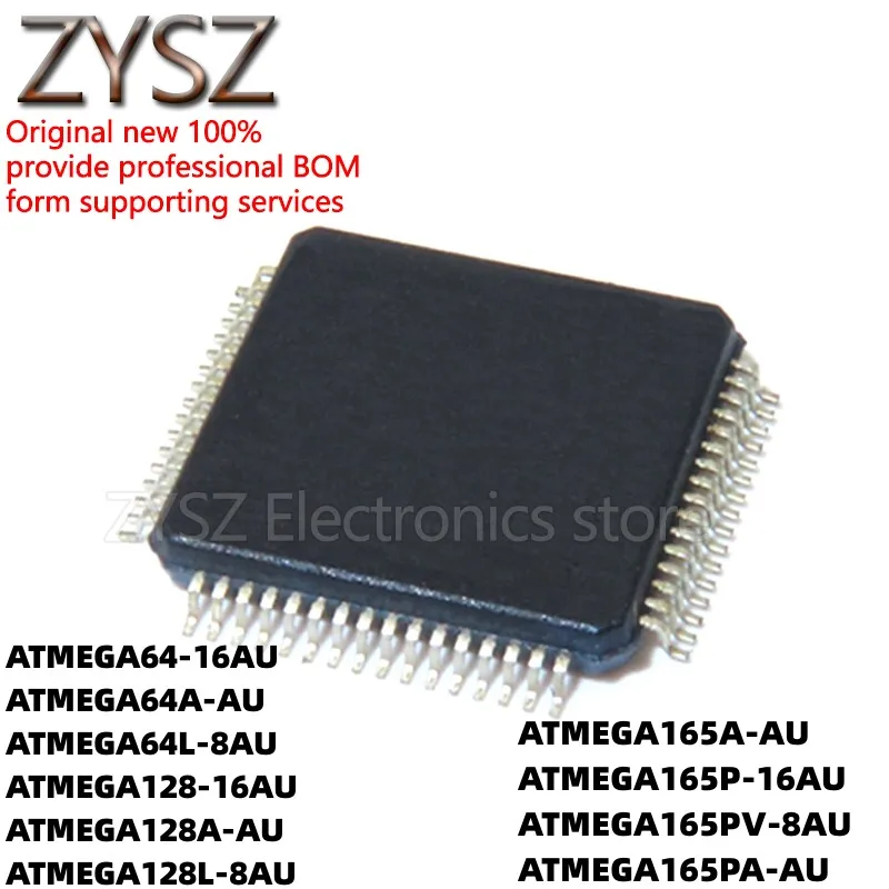 1Pcs Atmega128A-Au L Atmega165Pv-8Aur P Pa 64-16Au 64A 165A Qfp64