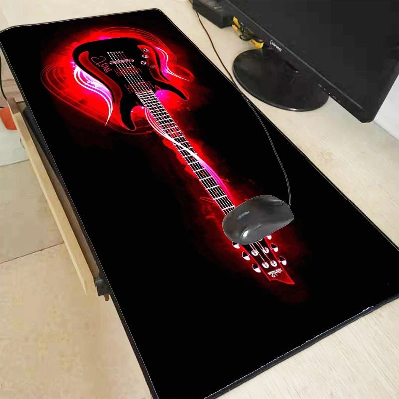 Mrgbest Guitar Mouse Pad Gioco Pc Gaming Computer Laptop Accessori Per Ufficio Tavolo Da Tavolo Tavolo Da Gioco Tappetino Per Mouse Xl Tappetini Per M