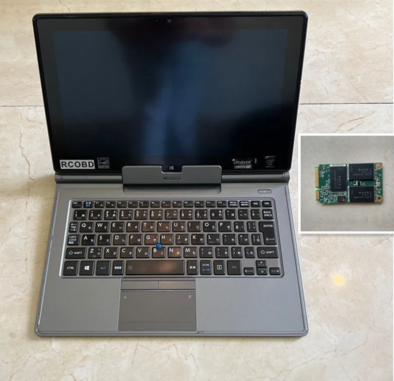 2024 Robusto Per Laptop Toshiba V714 I5 4G Ram Diagnostic Laptop Per Strumento Diagnostico Alldata Star C4 C5