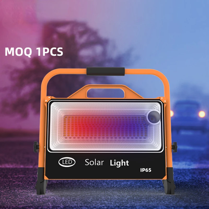 Abs Outdoor Waterproof Camping Light Ip65 100W 200W Smd Emergency Solar Led Flood Lamp
