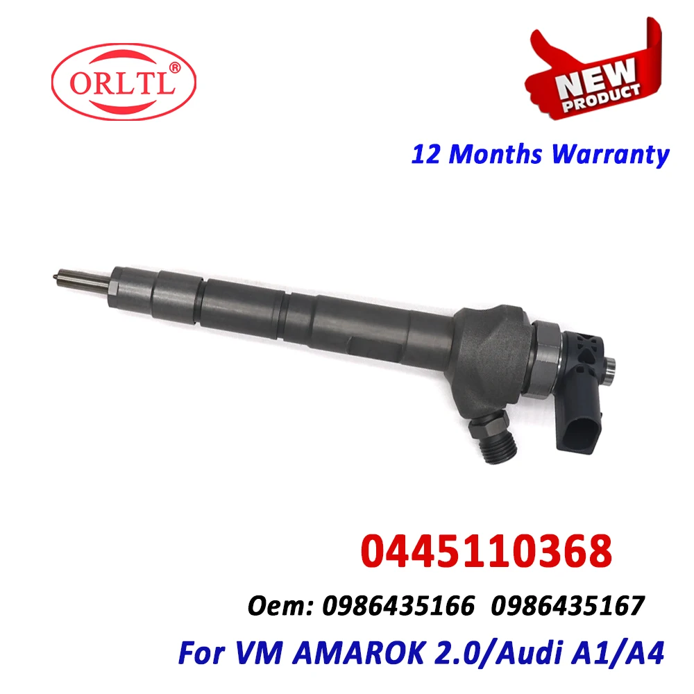 Orltl 0445110369 Iniettore Di Carburante Diesel 0445110368 03L 130 277 J Nuovo 03L 130 277J 03 L130277J 0986435166 Per Audi A1 Vw Amarok