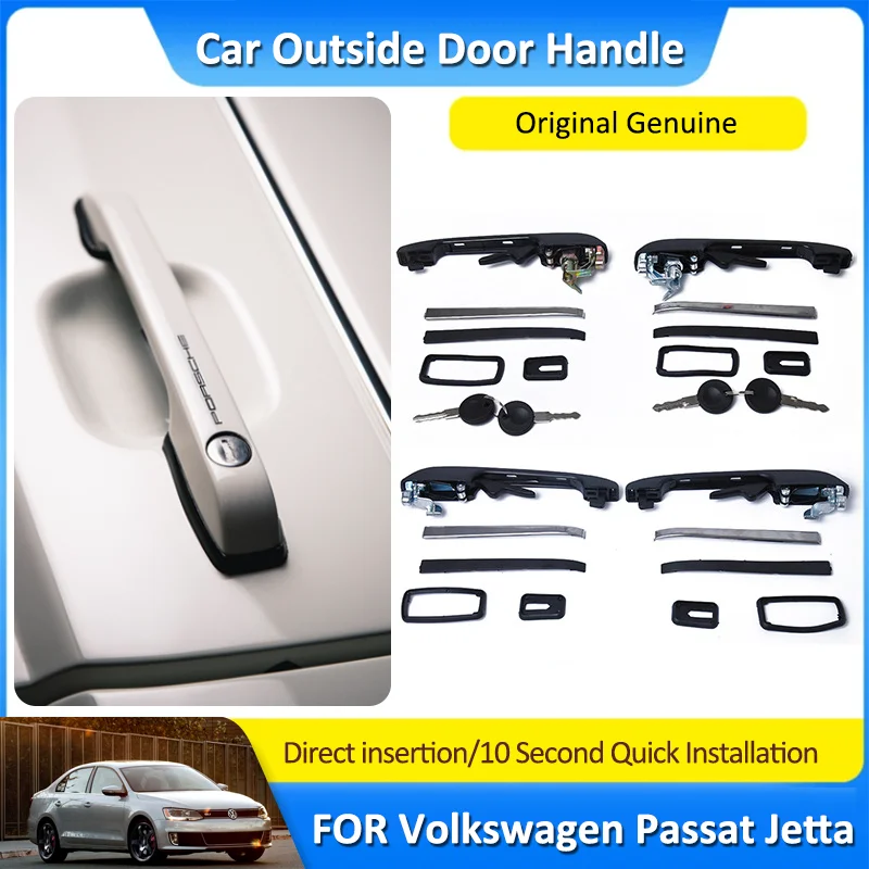 Maniglie Della Portiera Dell'Auto Esterno Esterno Anteriore Posteriore Sinistro E Destro Accessori Per Volkswagen Vw Caddy Seat Inca Van Mk2 1997 ~ 20