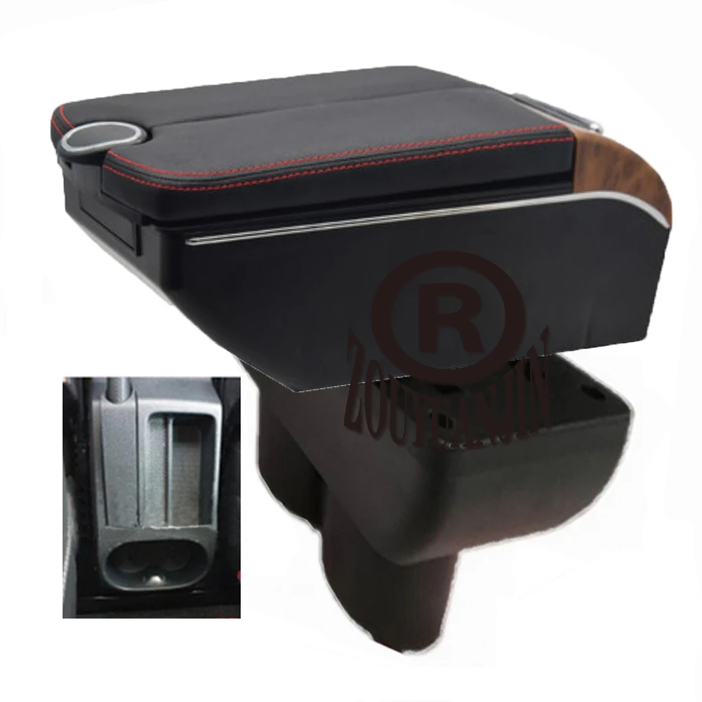 Per Volkswagen Vw Touran Caddy Bracciolo Box Center Console Storage Gomito Rest Arm Con Supporto Per Tazza Usb Di Ricarica Del Telefono