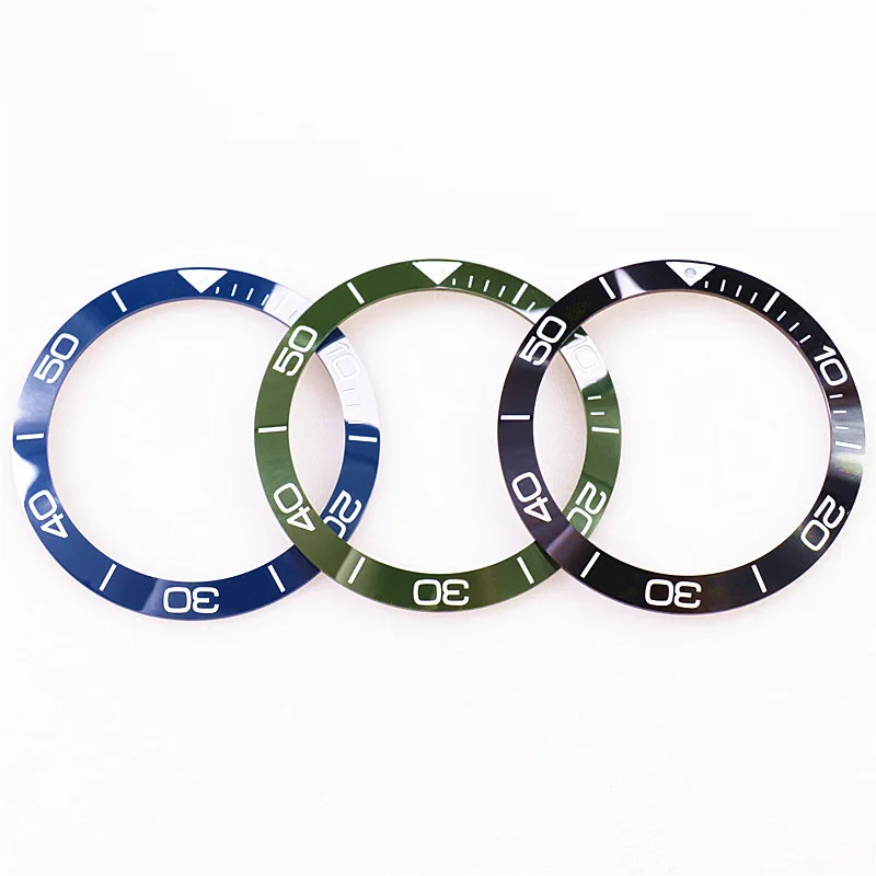 Inserto Per Lunetta In Ceramica Luminosa Nera E Blu Da 38.7Mm Quadrante Da 41Mm Per Longines Conquest L3 Orologio Per Il Viso Sostituisci Gli Accessor