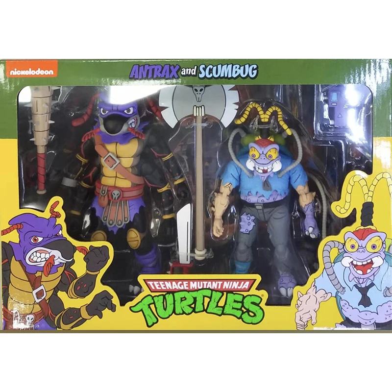 1/12 Teenage Mutant Ninja Turtles Antrax Scumbug Action Figures Double Set 15Cm Statue Mobili Modello Giocattoli Ornamenti Da Collezione