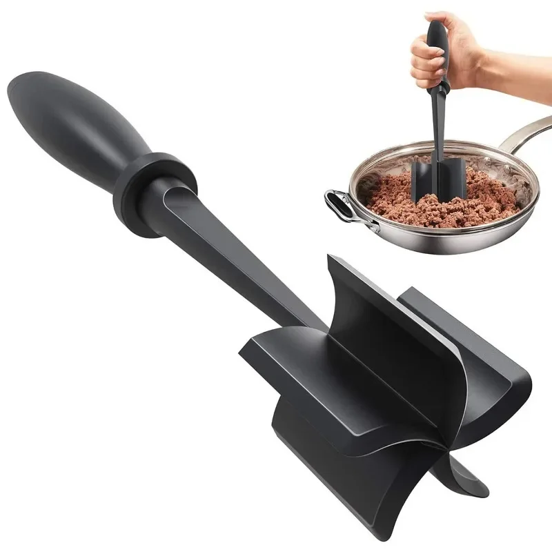 Tritacarne Resistente Al Calore Masher Smasher Per Hamburger New Meat Ground Beef Ground Turkey Baking Utensili Da Cucina Utensile Da Cucina