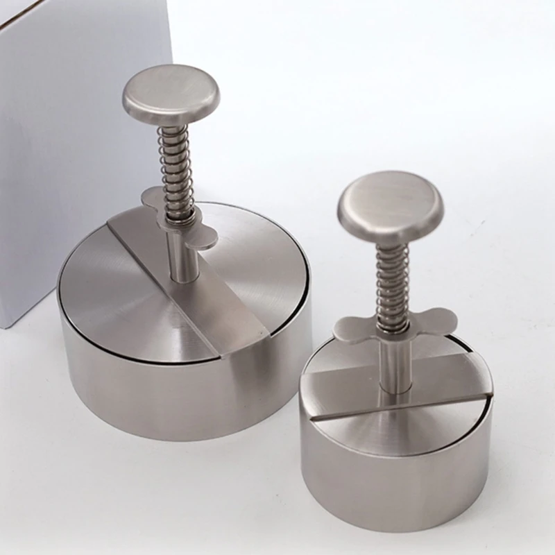 Barbecue In Acciaio Inox Burger Press Burger Maker Griglie Smasher Burger Press Strumenti Per Grigliare Con Manico Per Hamburger