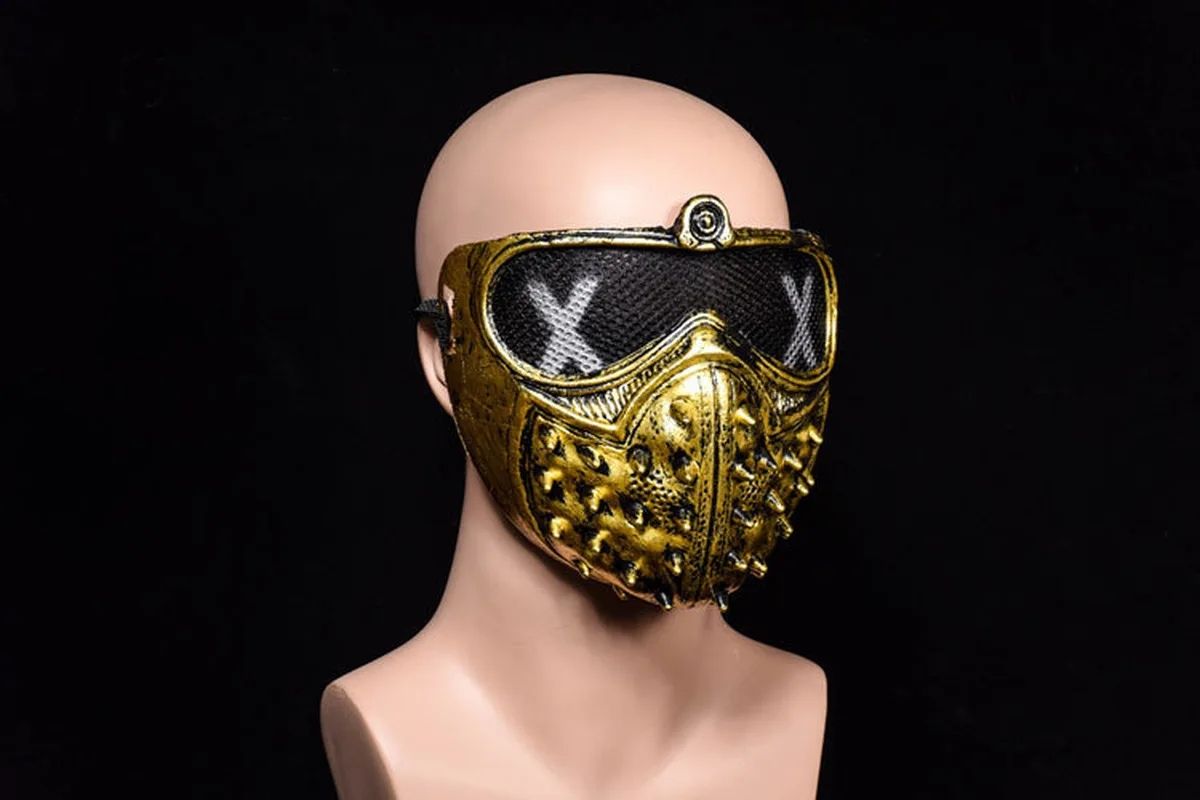 Street Dance Ghost Step Personality Death Cool Masks Halloween Punk Devil Cosplay Watch Dogs 2 Mask