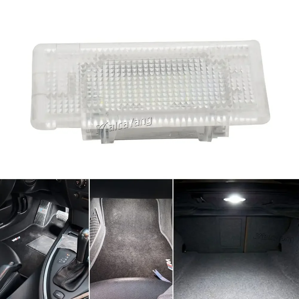 1 Pz Per Bmw E36 E38 E39 E46 E60 E60 E61 E65 E66 E82 E88 E90 E90 E91 E92 E93 Footwell Bagagliaio Bagagliaio Vano Portaoggetti Luce A Led