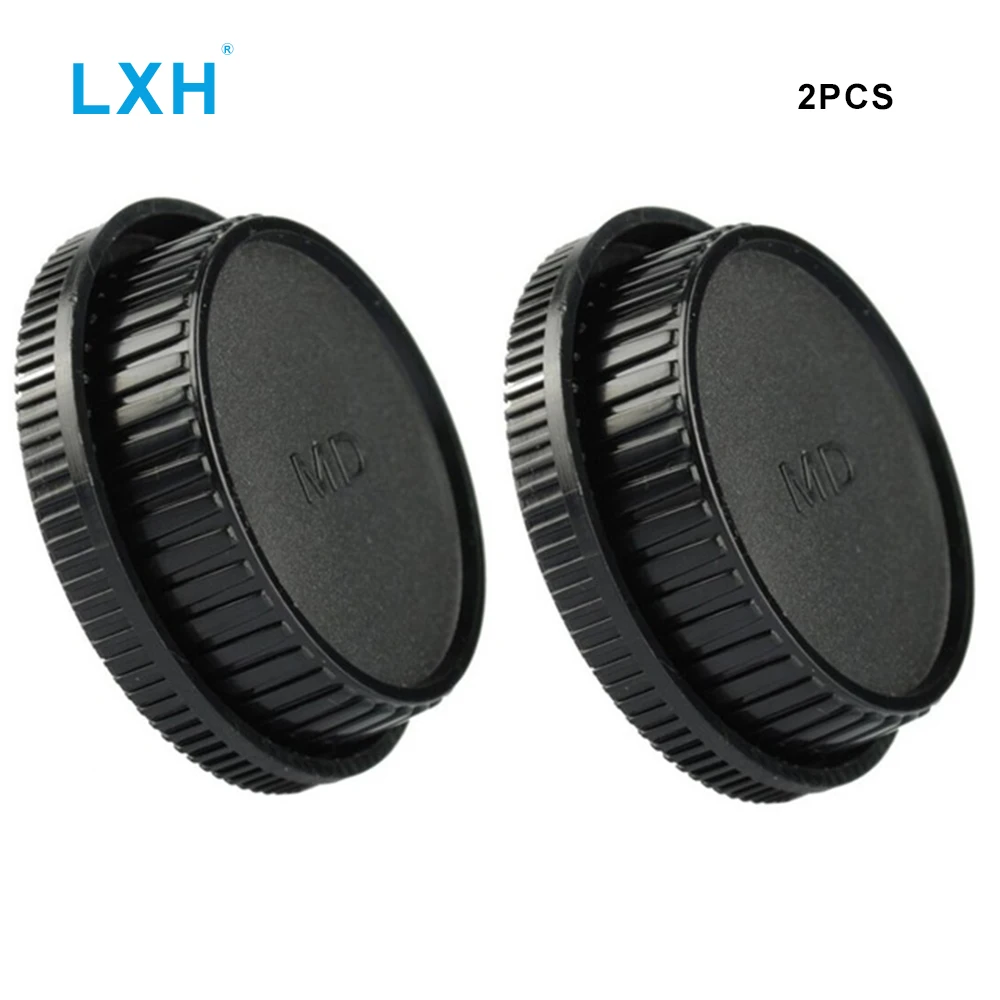 Lxh Md Anteriore Del Corpo Cap + Copriobiettivo Posteriore Set Per Minolta Md Mc Mount X-700 X570 X-370 Xd Xd-7 Xd-11 Xg Xg-7 Sr-T 101 X-1 Sr-1 Sr-2