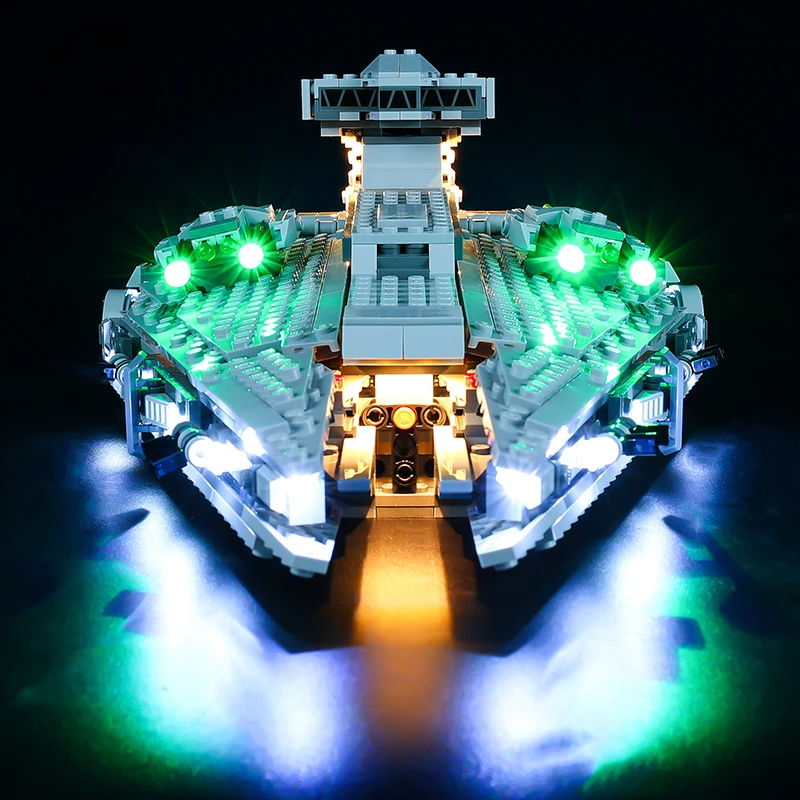 Kit Luci A Led Per Imperial Light Cruiser Star 75315 Building Blocks Set Di Giocattoli Fai Da Te Solo Kit Di Illuminazione Nessun Modello