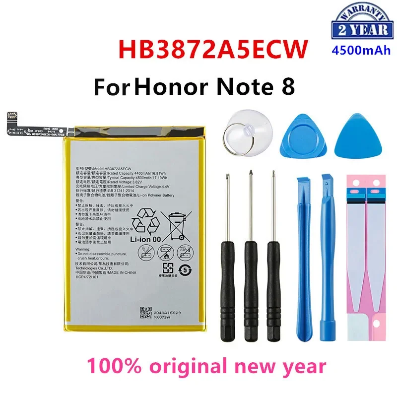 100% Batteria Originale Muslimah 4500Mah Per Huawei Honor Note 8 Note8 Edi-Dl00 Edi-Al10 Batterie Di Ricambio + Strumenti