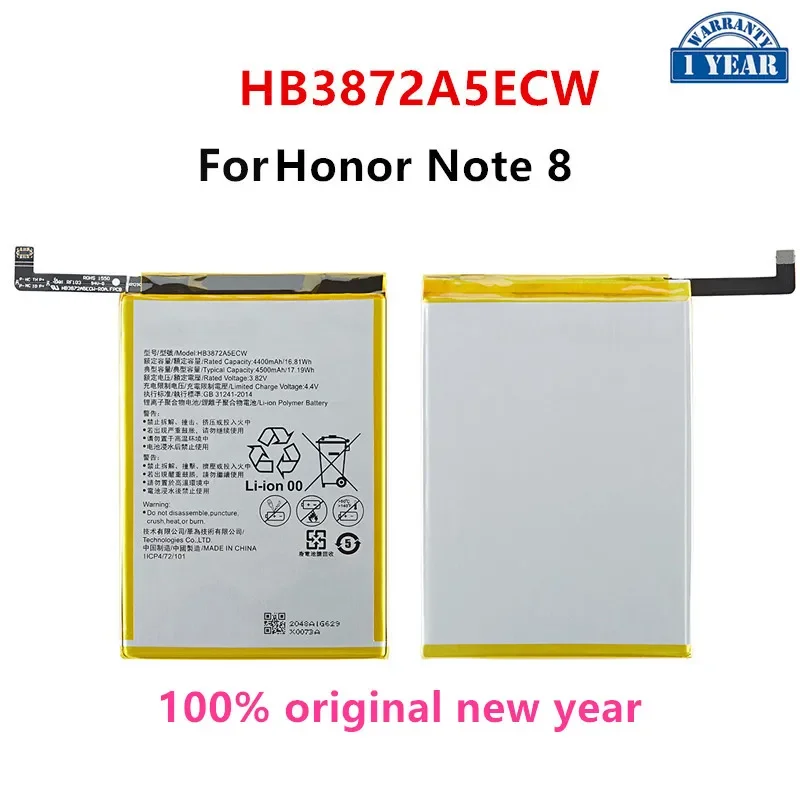 100% Batteria Originale Muslimah 4500Mah Per Huawei Honor Note 8 Note8 Edi-Dl00 Edi-Al10 Batterie Di Ricambio