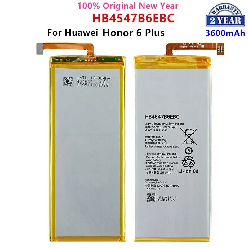 100% Batteria Originale Muslimah 3500Mah Per Huawei Honor 6 Plus Pe-Tl20 Pe-Tl10 Pe-Cl00 Pe-Ul00 Batterie Di Ricambio