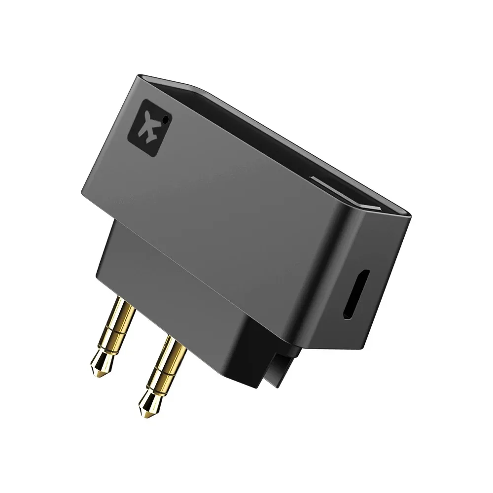 Bluetooth 5.0 Airplane Airline Flight Adapter A2Dp Trasmettitore Wireless Per Cuffie Nuraphone