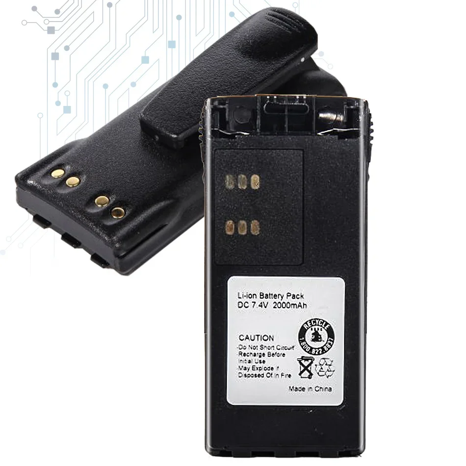Batteria Hnn9013 (Gp340) 2000Mah Per Motorola Gp320, Gp328, Gp338, Gp340, Gp360, Gp380 Walkie Talkie Batteria